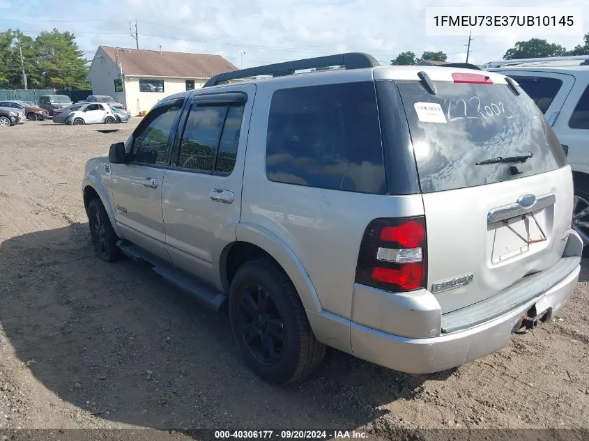 2007 Ford Explorer Xlt VIN: 1FMEU73E37UB10145 Lot: 40306177