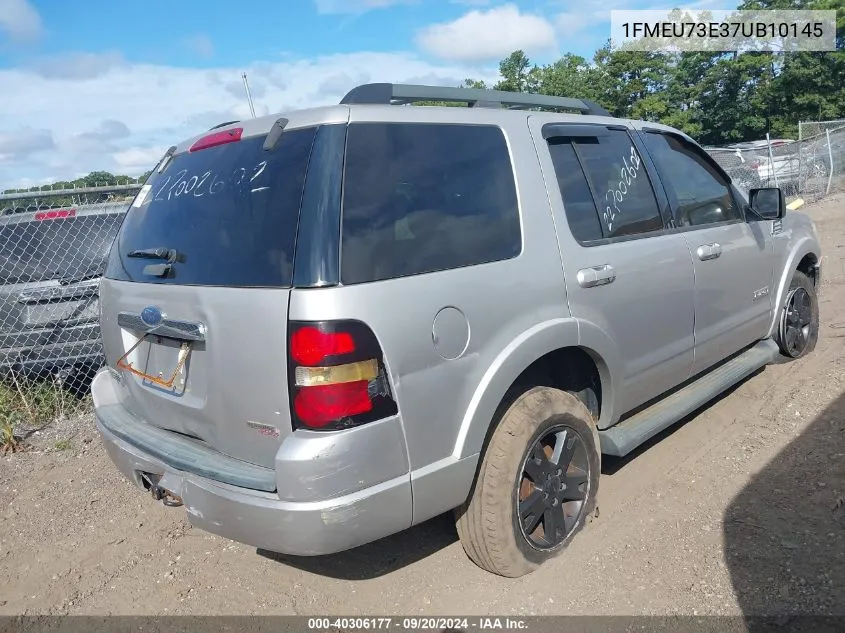 2007 Ford Explorer Xlt VIN: 1FMEU73E37UB10145 Lot: 40306177