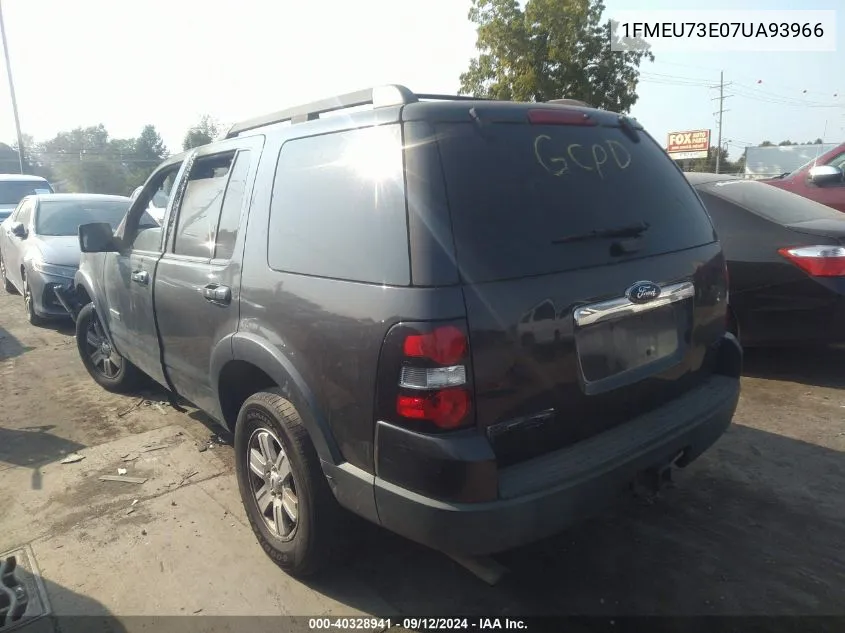 1FMEU73E07UA93966 2007 Ford Explorer Xlt