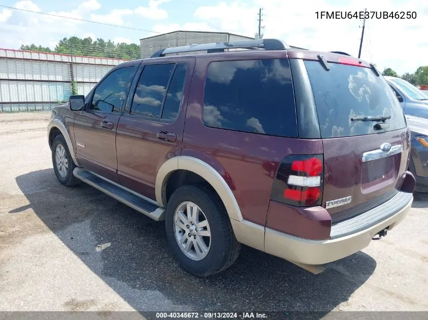 2007 Ford Explorer Eddie Bauer VIN: 1FMEU64E37UB46250 Lot: 40345672