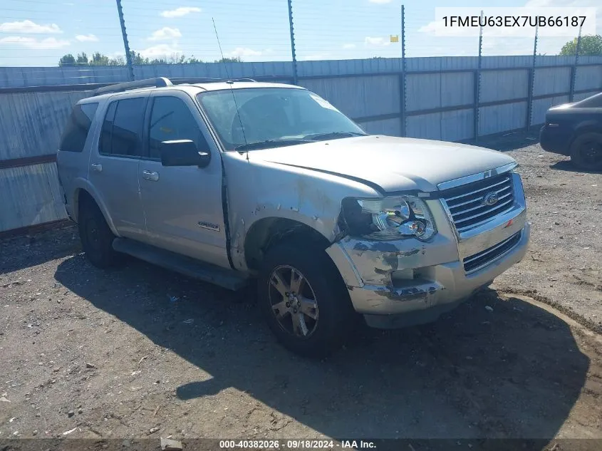 2007 Ford Explorer Xlt VIN: 1FMEU63EX7UB66187 Lot: 40382026