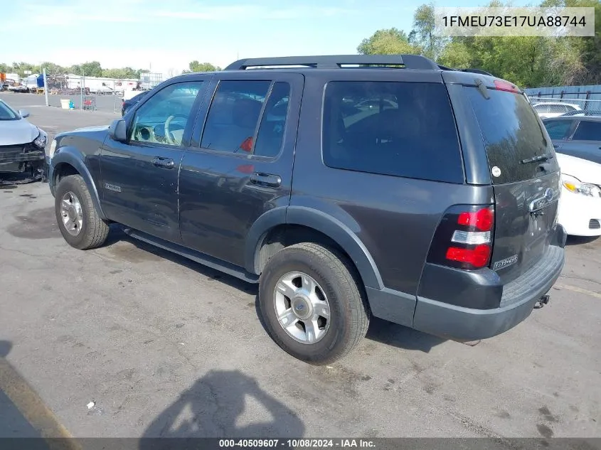 1FMEU73E17UA88744 2007 Ford Explorer Xlt