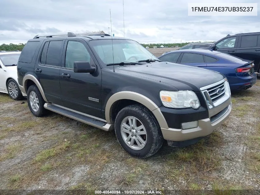 2007 Ford Explorer Eddie Bauer VIN: 1FMEU74E37UB35237 Lot: 40540094