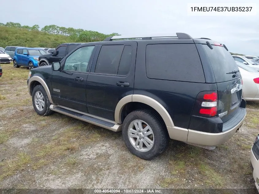 2007 Ford Explorer Eddie Bauer VIN: 1FMEU74E37UB35237 Lot: 40540094