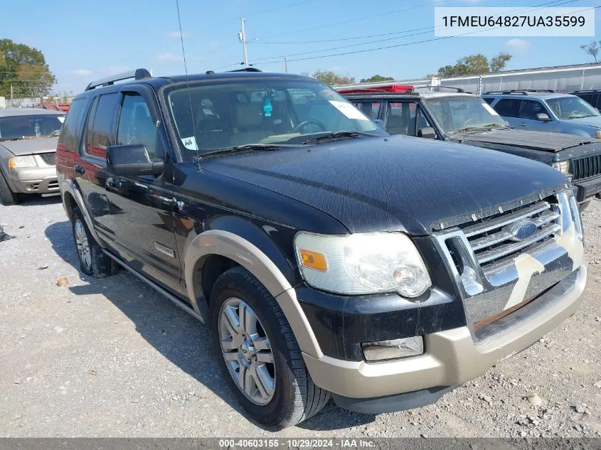 2007 Ford Explorer Eddie Bauer VIN: 1FMEU64827UA35599 Lot: 40603155