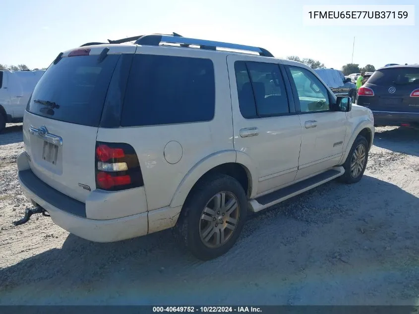 2007 Ford Explorer Limited VIN: 1FMEU65E77UB37159 Lot: 40649752