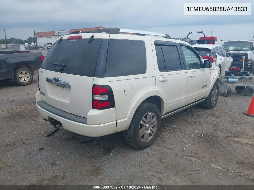 1FMEU65828UA43833 2008 Ford Explorer Limited