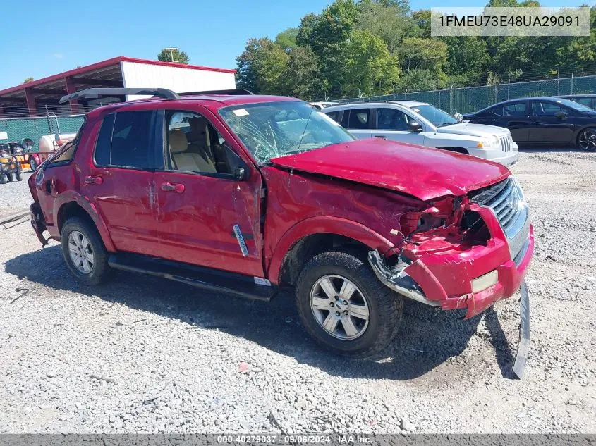 2008 Ford Explorer Xlt VIN: 1FMEU73E48UA29091 Lot: 40279037