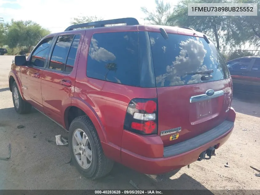 1FMEU73898UB25552 2008 Ford Explorer Xlt