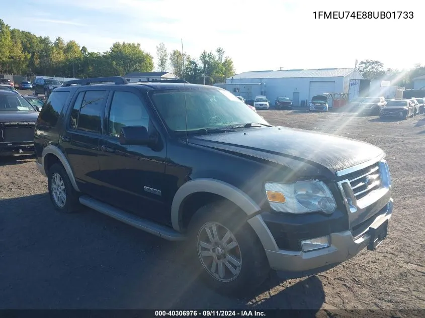 2008 Ford Explorer Eddie Bauer VIN: 1FMEU74E88UB01733 Lot: 40306976