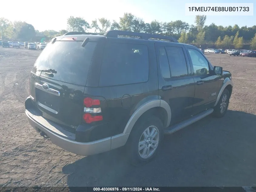 1FMEU74E88UB01733 2008 Ford Explorer Eddie Bauer