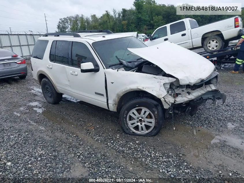 1FMEU64818UA19007 2008 Ford Explorer Eddie Bauer