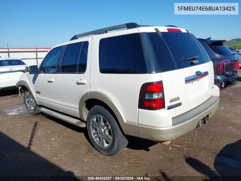 2008 Ford Explorer Eddie Bauer VIN: 1FMEU74E68UA13425 Lot: 40435207