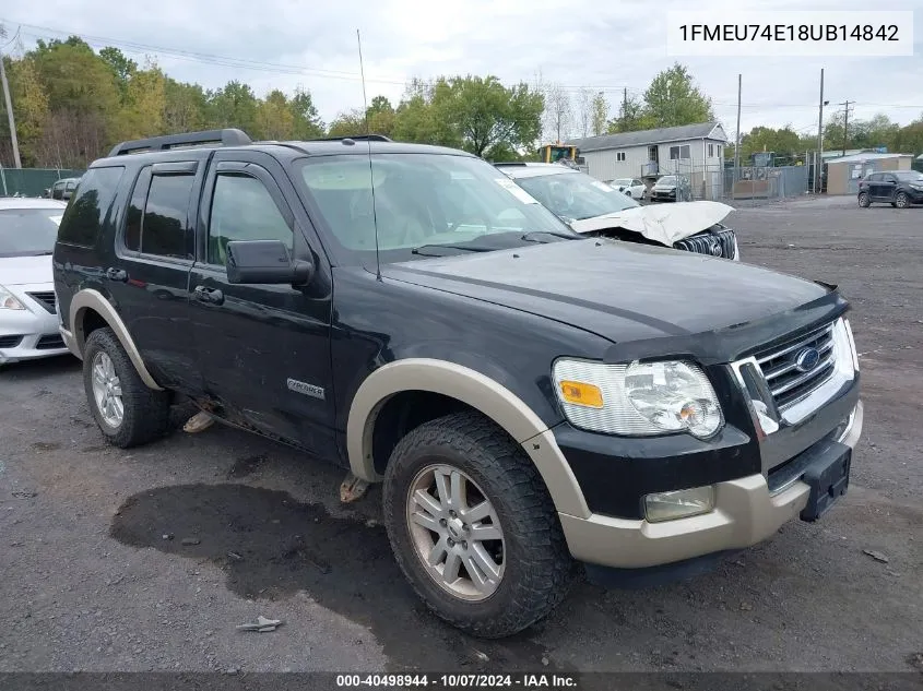 2008 Ford Explorer Eddie Bauer VIN: 1FMEU74E18UB14842 Lot: 40498944