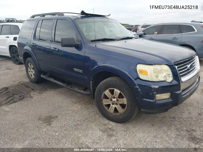 1FMEU73E48UA25218 2008 Ford Explorer Xlt