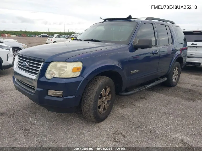 1FMEU73E48UA25218 2008 Ford Explorer Xlt