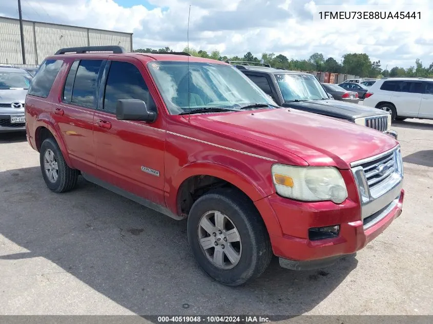 2008 Ford Explorer Xlt VIN: 1FMEU73E88UA45441 Lot: 40519048