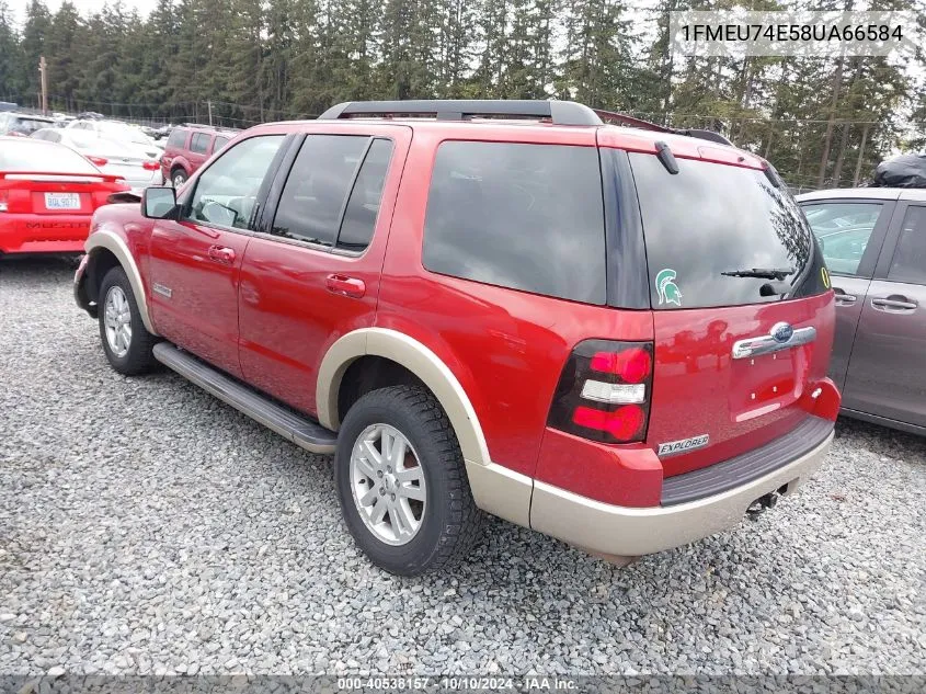 1FMEU74E58UA66584 2008 Ford Explorer Eddie Bauer