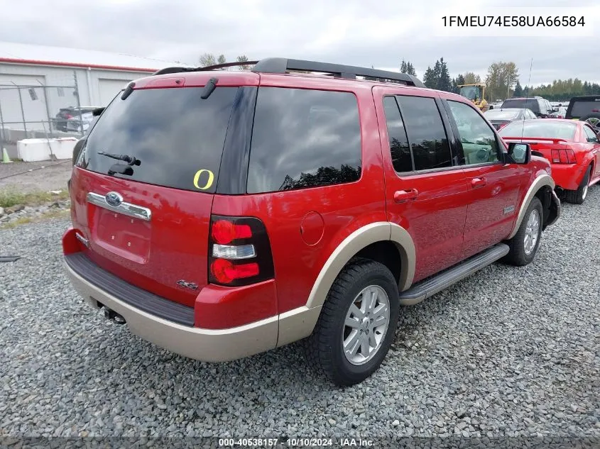 2008 Ford Explorer Eddie Bauer VIN: 1FMEU74E58UA66584 Lot: 40538157