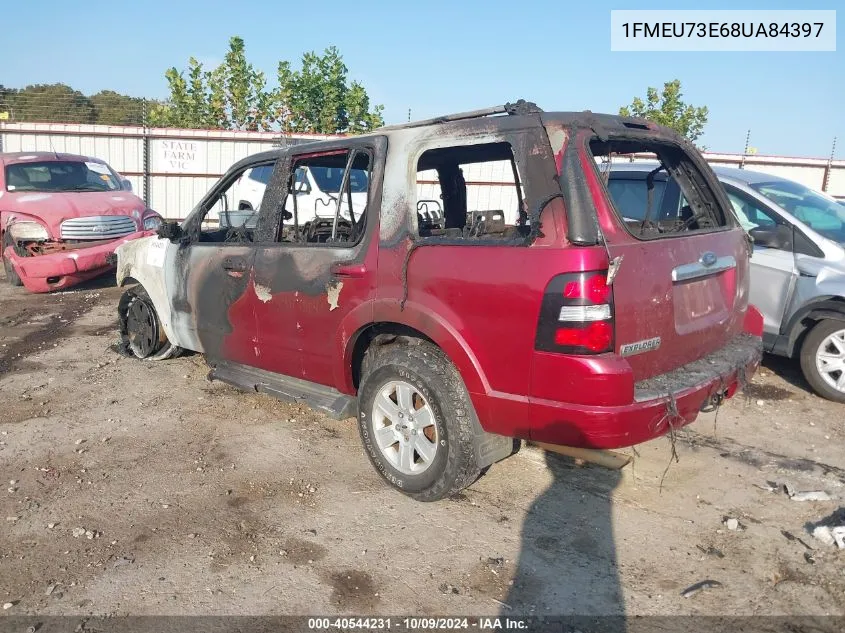 2008 Ford Explorer Xlt VIN: 1FMEU73E68UA84397 Lot: 40544231