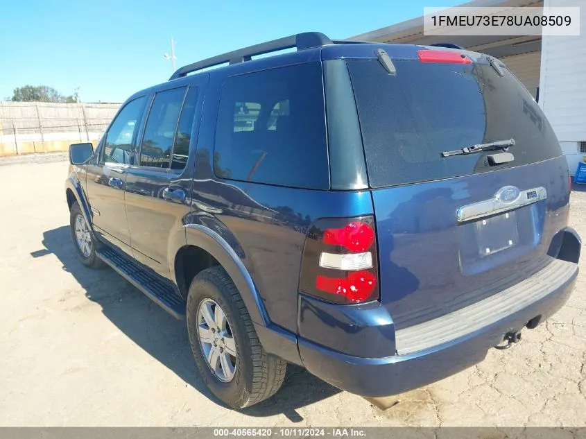 1FMEU73E78UA08509 2008 Ford Explorer Xlt