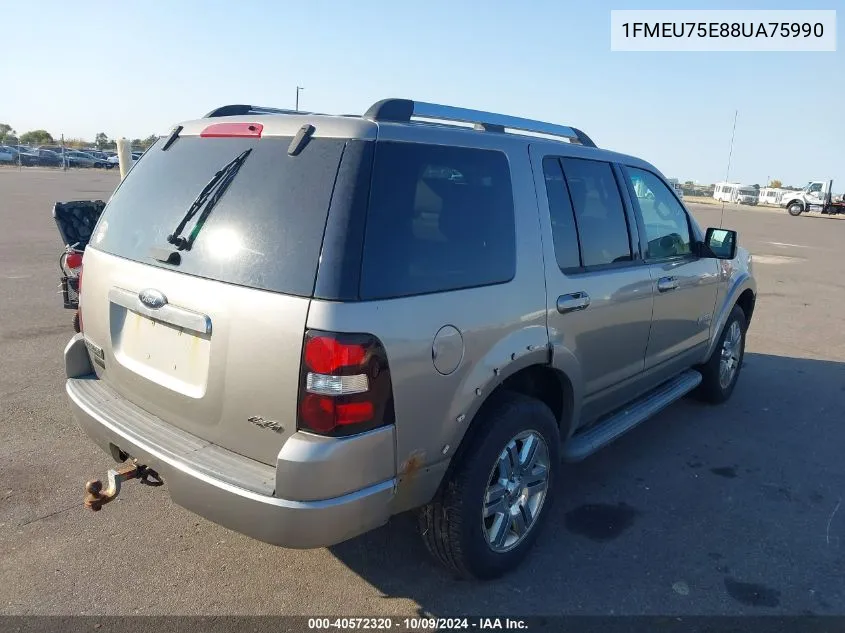 1FMEU75E88UA75990 2008 Ford Explorer Limited