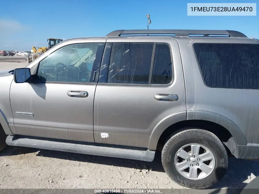 2008 Ford Explorer Xlt VIN: 1FMEU73E28UA49470 Lot: 40615458