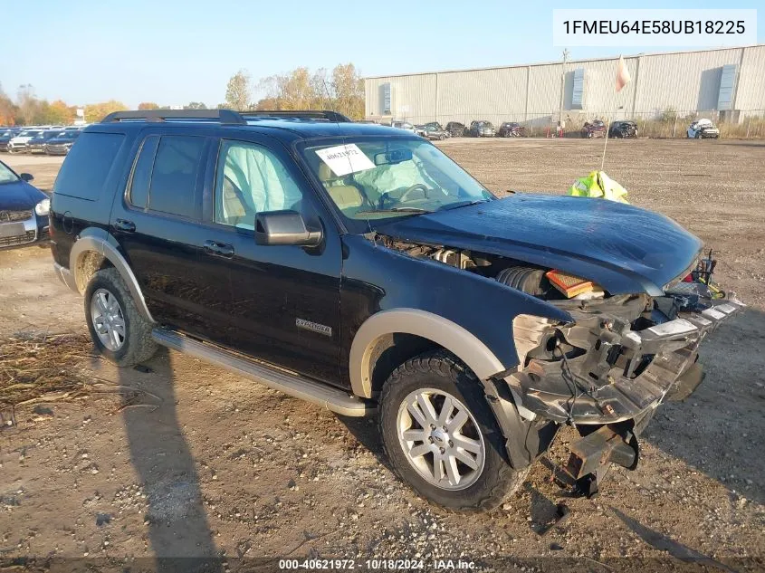 2008 Ford Explorer Eddie Bauer VIN: 1FMEU64E58UB18225 Lot: 40621972