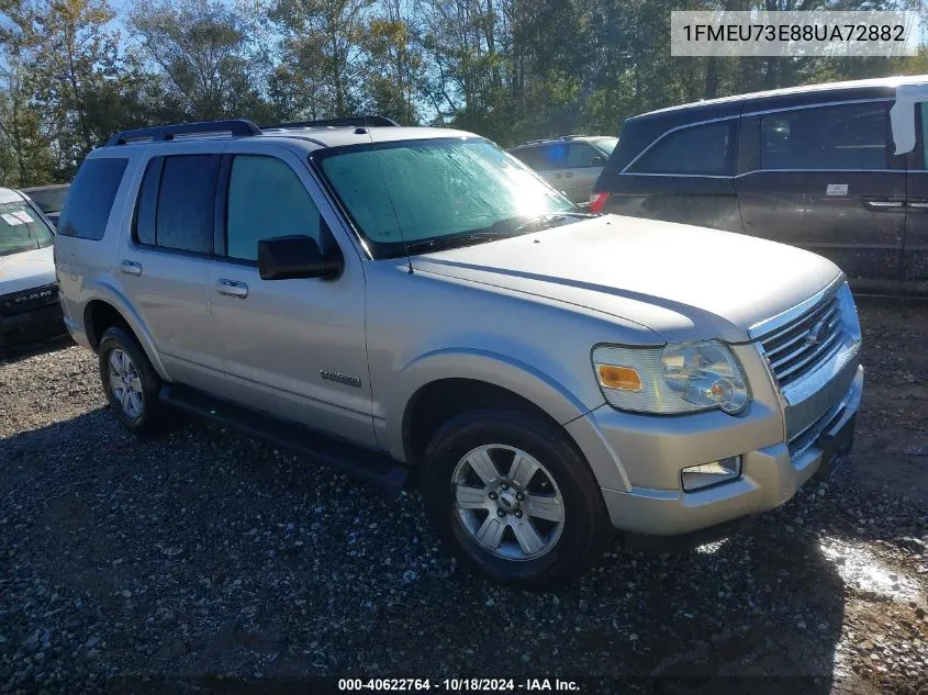 2008 Ford Explorer Xlt VIN: 1FMEU73E88UA72882 Lot: 40622764