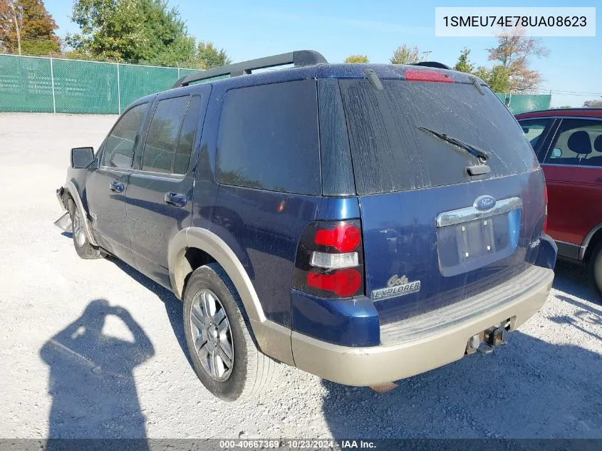 2008 Ford Explorer Eddie Bauer VIN: 1SMEU74E78UA08623 Lot: 40667369