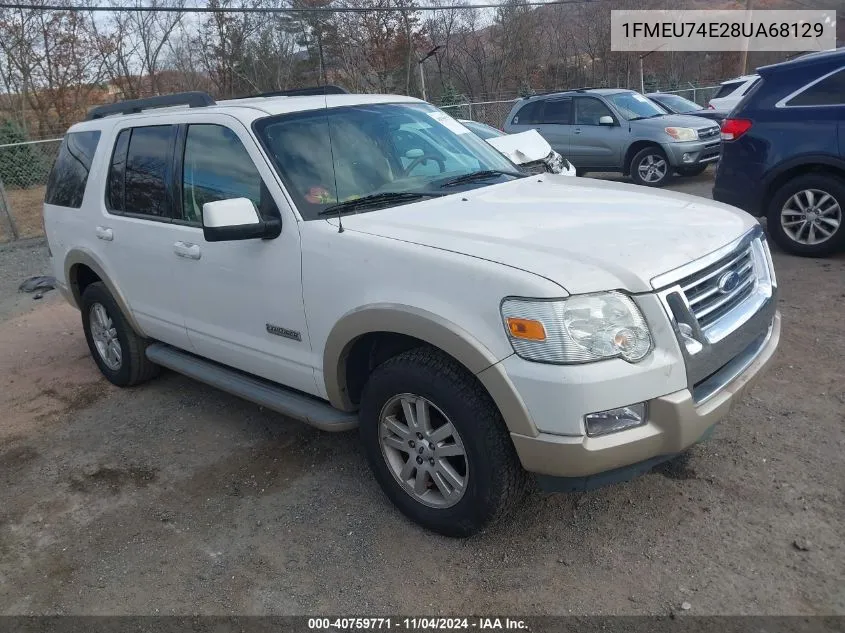 2008 Ford Explorer Eddie Bauer VIN: 1FMEU74E28UA68129 Lot: 40759771