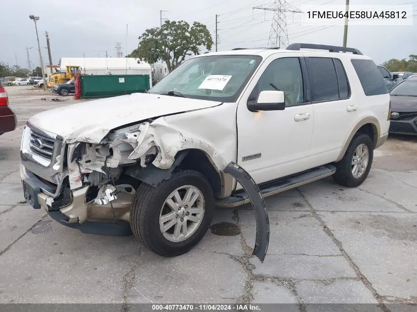 2008 Ford Explorer Eddie Bauer VIN: 1FMEU64E58UA45812 Lot: 40773470