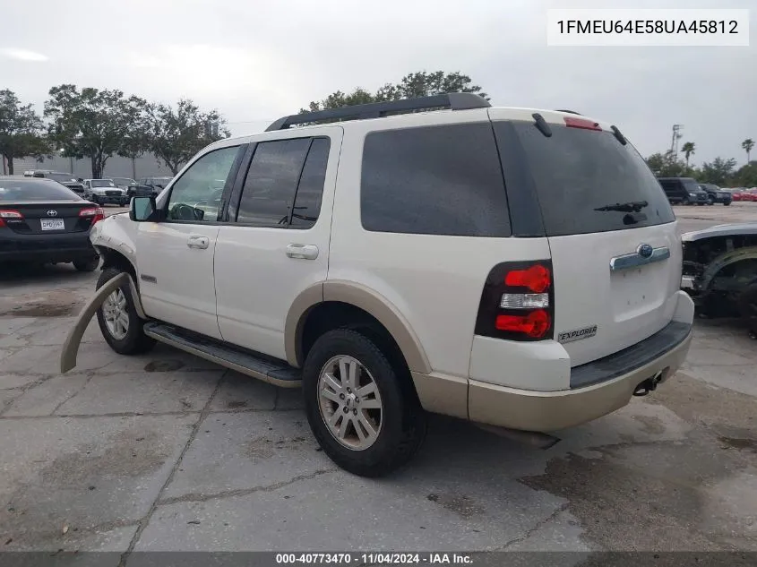 2008 Ford Explorer Eddie Bauer VIN: 1FMEU64E58UA45812 Lot: 40773470