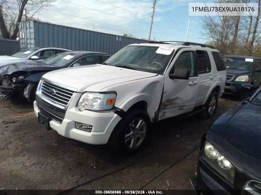 2009 Ford Explorer Xlt VIN: 1FMEU73EX9UA18176 Lot: 39656145