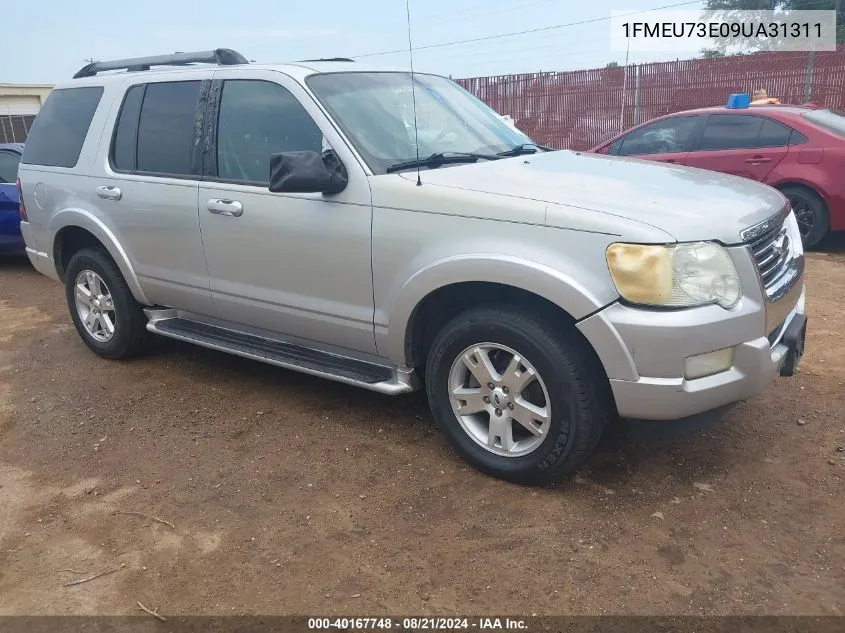 2009 Ford Explorer Xlt VIN: 1FMEU73E09UA31311 Lot: 40167748