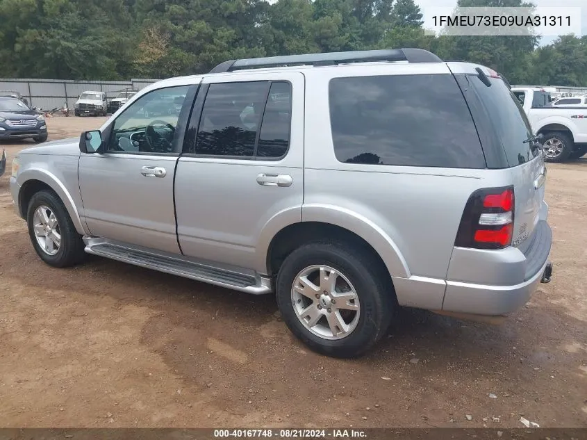 2009 Ford Explorer Xlt VIN: 1FMEU73E09UA31311 Lot: 40167748