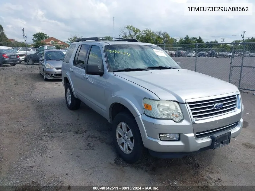 2009 Ford Explorer Xlt VIN: 1FMEU73E29UA08662 Lot: 40342511