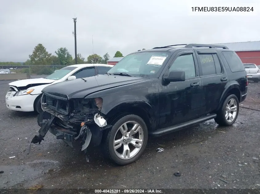 2009 Ford Explorer Xlt VIN: 1FMEU83E59UA08824 Lot: 40425281