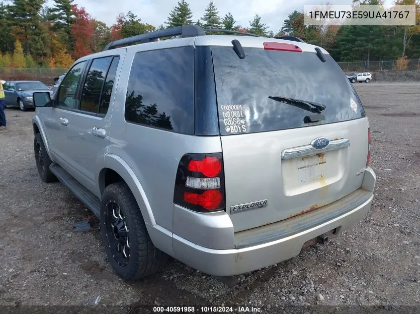 2009 Ford Explorer Xlt VIN: 1FMEU73E59UA41767 Lot: 40591958