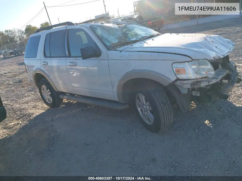 2009 Ford Explorer Eddie Bauer VIN: 1FMEU74E99UA11606 Lot: 40603307