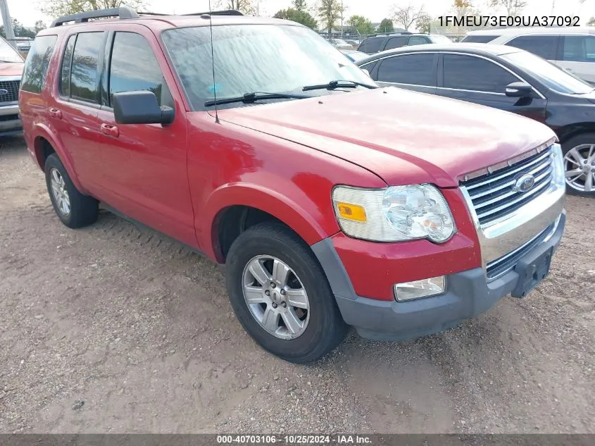 2009 Ford Explorer Xlt VIN: 1FMEU73E09UA37092 Lot: 40703106