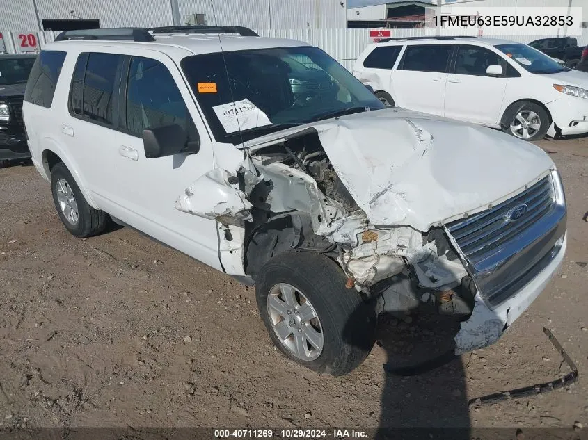 2009 Ford Explorer Xlt VIN: 1FMEU63E59UA32853 Lot: 40711269