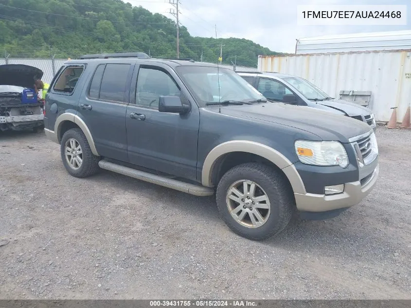 1FMEU7EE7AUA24468 2010 Ford Explorer Eddie Bauer