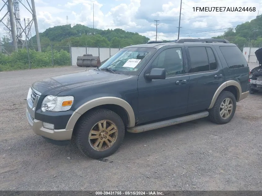 1FMEU7EE7AUA24468 2010 Ford Explorer Eddie Bauer