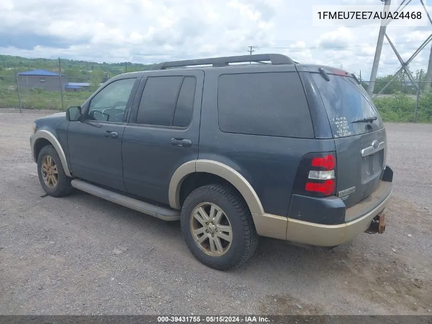 1FMEU7EE7AUA24468 2010 Ford Explorer Eddie Bauer