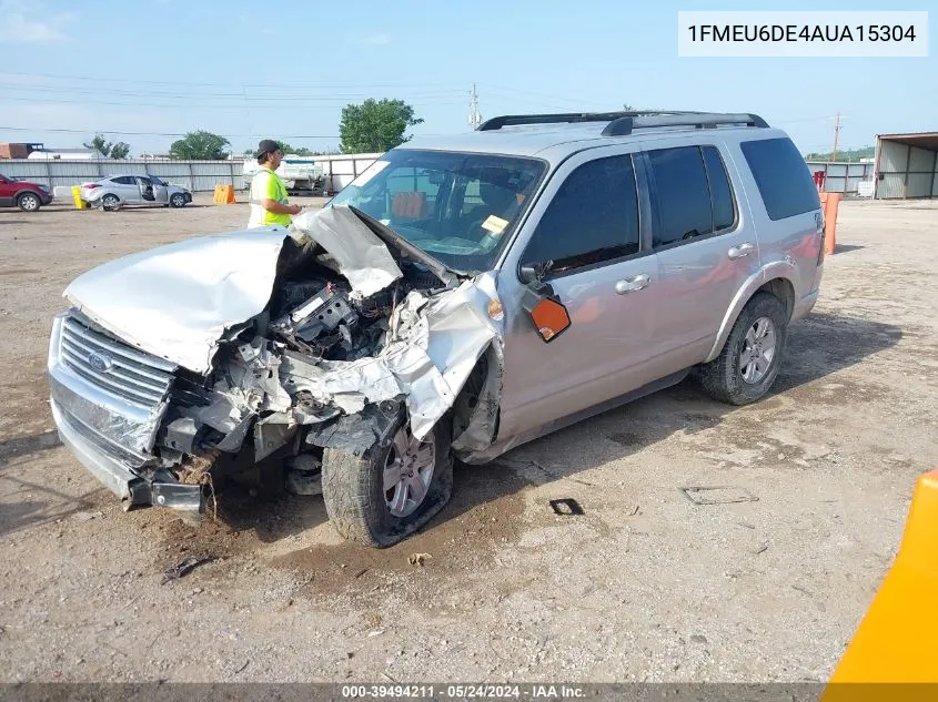 1FMEU6DE4AUA15304 2010 Ford Explorer Xlt