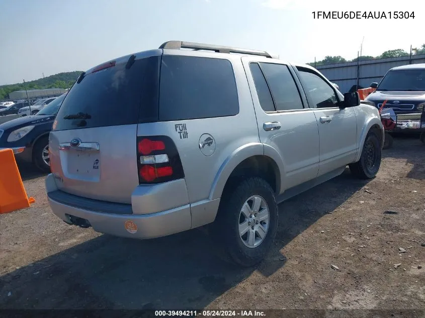 1FMEU6DE4AUA15304 2010 Ford Explorer Xlt