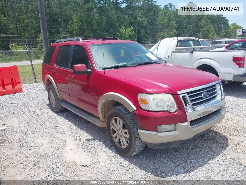 1FMEU6EE7AUA90741 2010 Ford Explorer Eddie Bauer