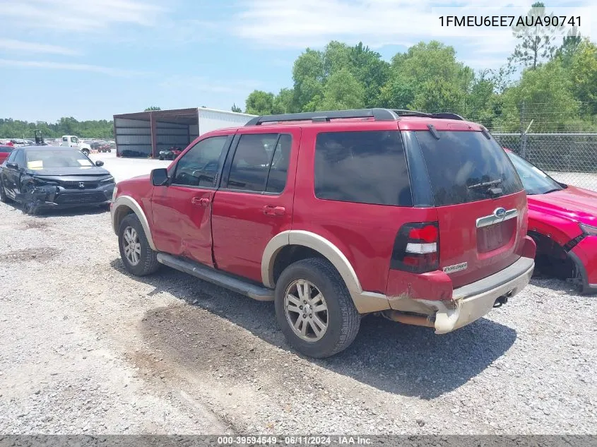 1FMEU6EE7AUA90741 2010 Ford Explorer Eddie Bauer