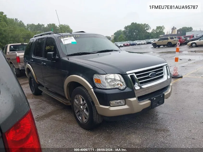 1FMEU7E81AUA95787 2010 Ford Explorer Eddie Bauer